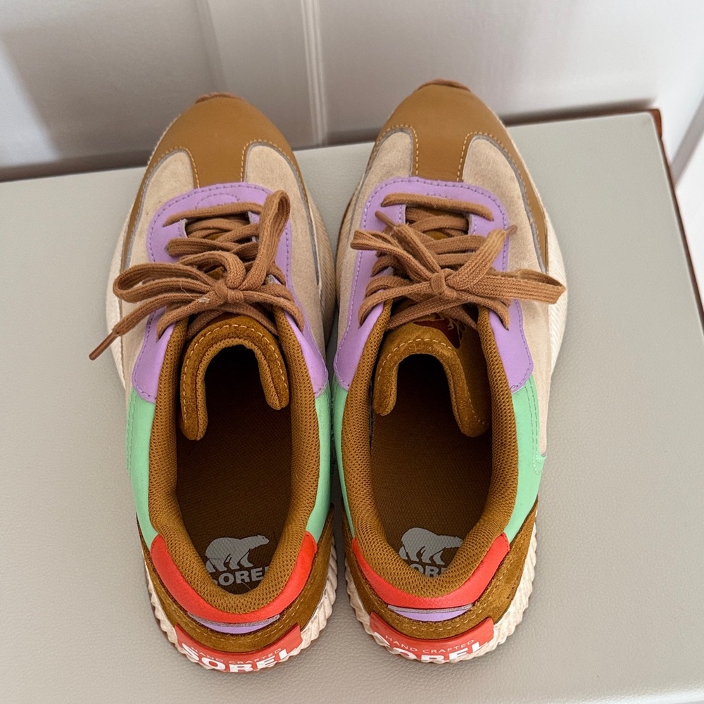 Sorel Multicolor Sneakers with Brown and Cream